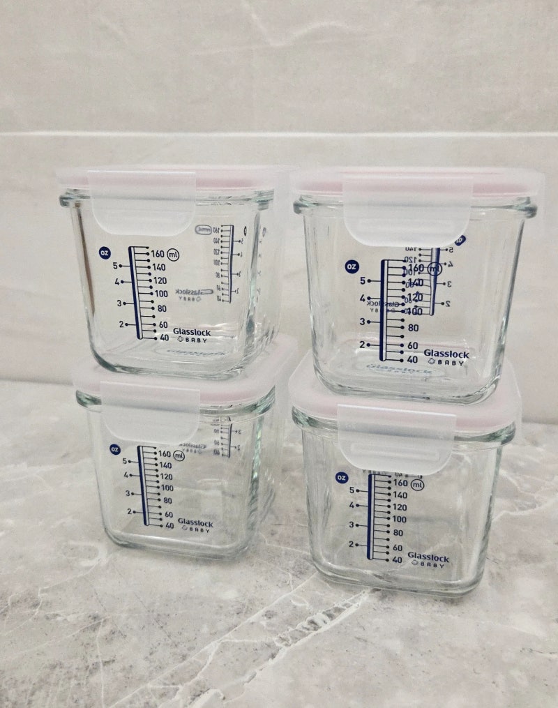 글라스락 베이비 이유식 용기 270ml 열탕 포함 내돈내산 꼼꼼 후기