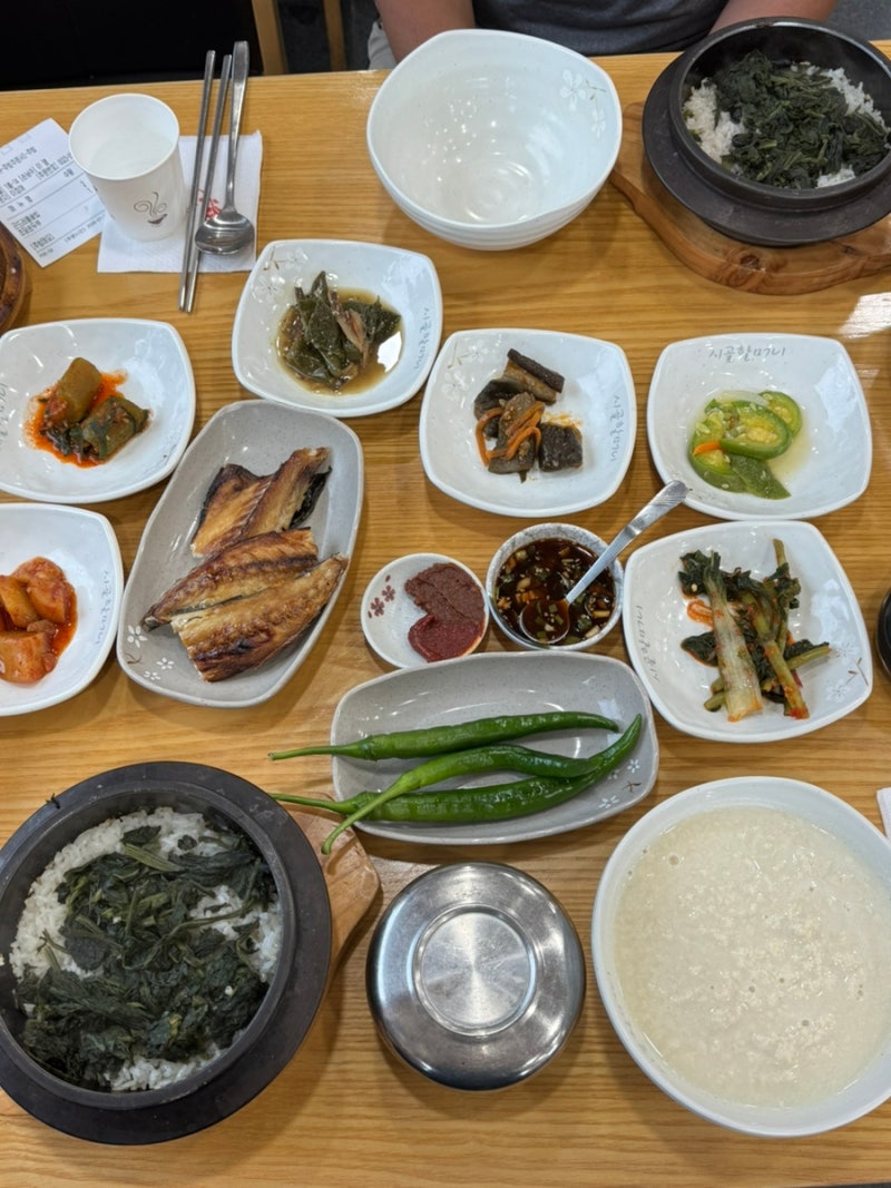 속초 한정식 맛집 : 시골할머니나물밥, 곤드레나물 돌솥밥 초당순두부 맛집