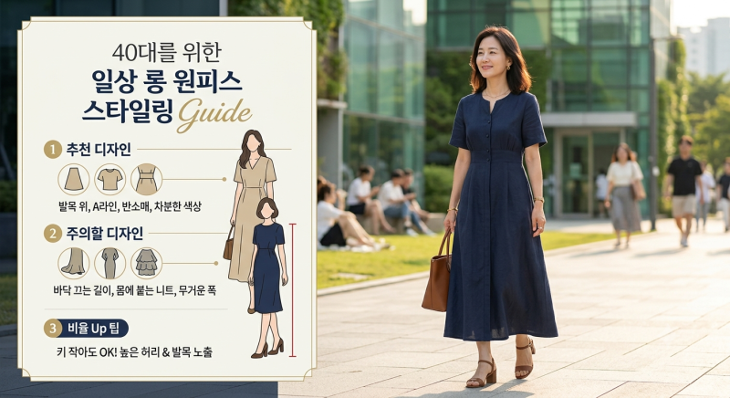 40대 여름 원피스 고르는 법, 체형별 실패 없는 선택 기준 7가지