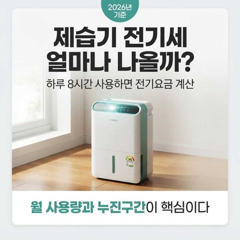 '제습기 전기세 한달에 얼마나 나올까?' 제습기 사용 궁금했던 점 총정리