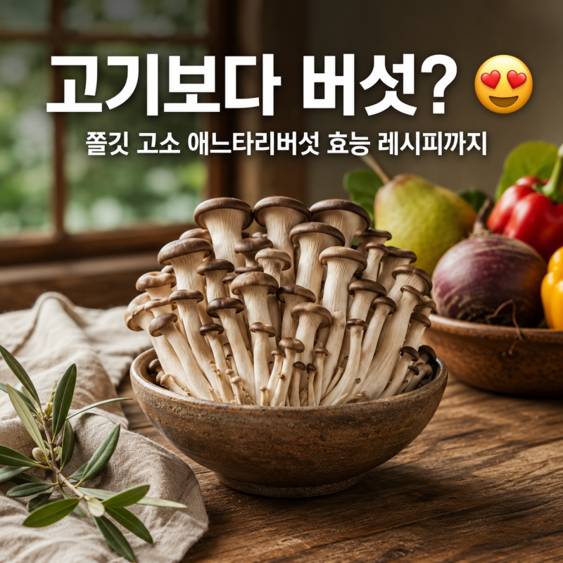 애느타리버섯 효능과 칼로리, 다이어트할 때 먹기 좋은 이유