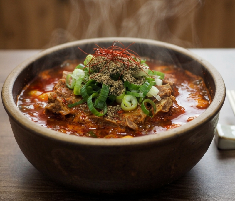[뼈해장국 황금레시피] 집에서 잡내 없이 깊은 맛 내는 얼큰한 뼈해장국 황금레시피 공개