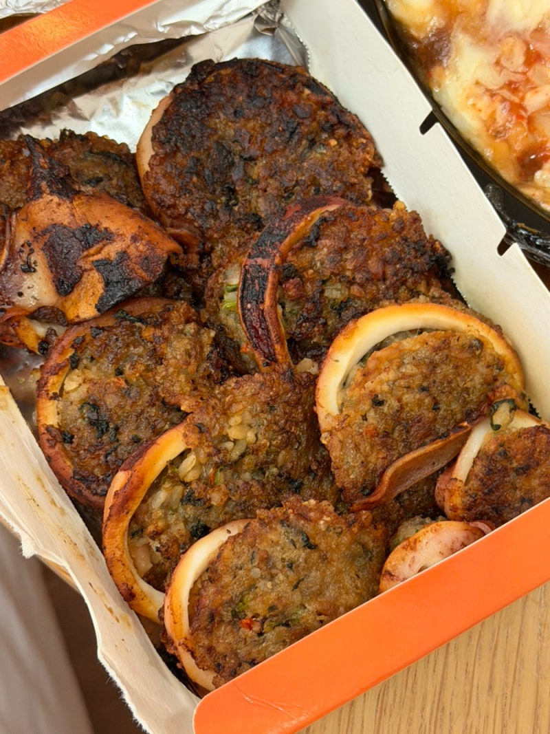강원 맛집/ 강릉 중앙시장 바삭한 식감의 사임당 누룽지순대와 계란물 오징어순대, 감자전 ....
