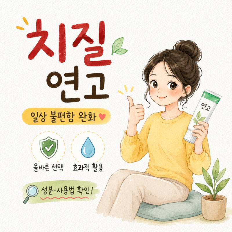 일상의 불편함을 덜어주는 치질연고 올바른 선택과 활용 기준