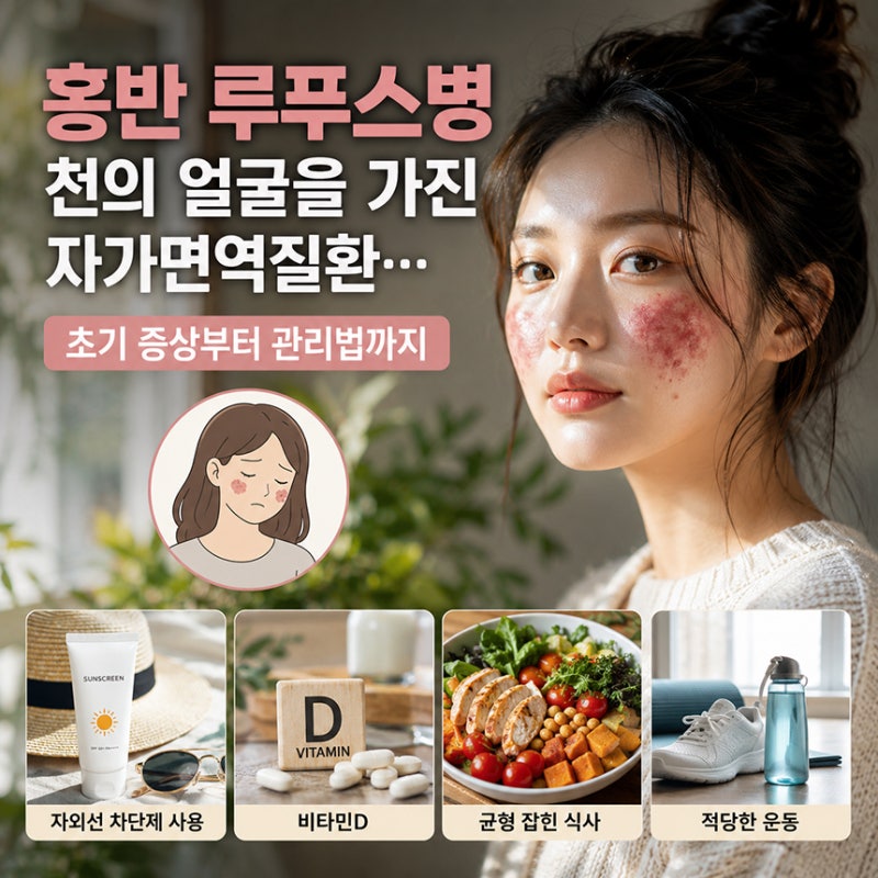 홍반 루푸스병, 천의 얼굴을 가진 자가면역질환…초기 증상부터 관리법까지