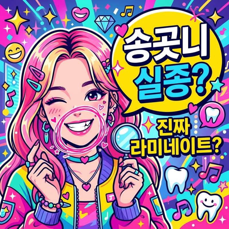 "고양이 송곳니 실종?" 뉴진스 해린 라미네이트 논란의 진실, 사진 보니..
