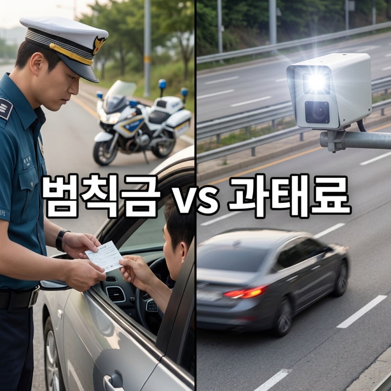 과태료 vs 범칙금이 차이 모르면 : 보험료 할증 당합니다!