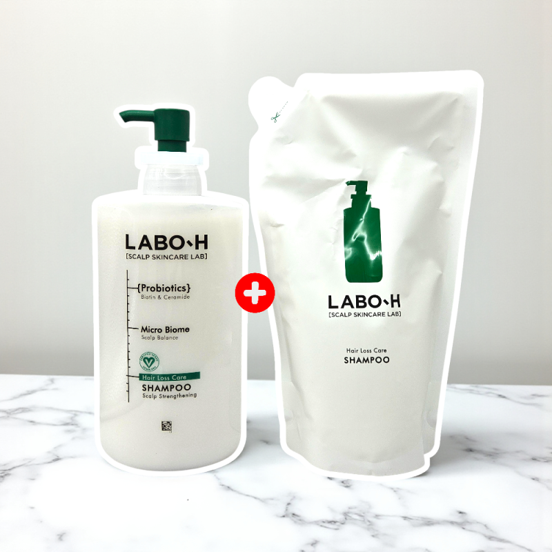 라보에이치 두피강화샴푸 탈모증상완화 750ml+600ml 리필 구성과 가격 포인트