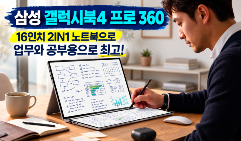 삼성 갤럭시북4 프로 360! 노트북 사양과 구성 총 정리
