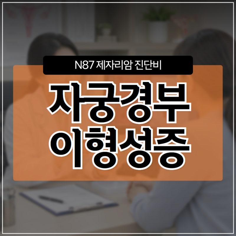CIN3 자궁경부이형성증 N87 제자리암 진단비 보험금 진단 코드보다 병리결과가 중요합니다