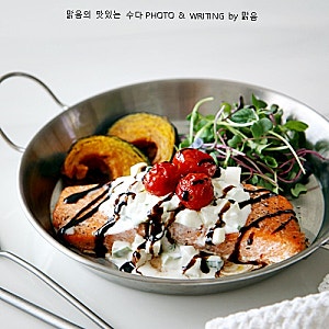 연어스테이크 만들기, 에어프라이어 연어구이 요리 레시피 연어스테이크 소스 굽는 방법까....