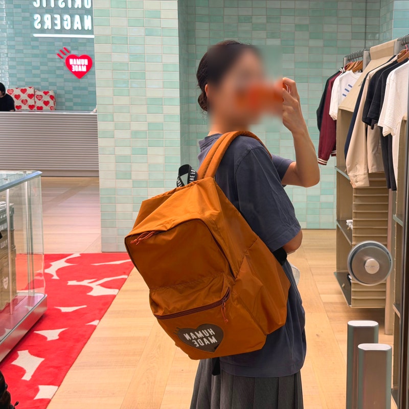 휴먼메이드 잠실 롯데타워점 방문 후기 ㅣ반팔 팬티 가방ㅣ 일본 가격 차이 비교