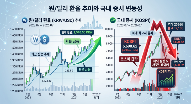 환율 1500원선 붕괴! 외국인 셀코리아 진정과 증시 반등 전망
