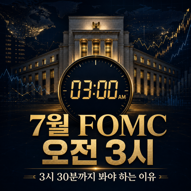 2026년 7월 <b>FOMC 발표시간</b> 한국시간 7월 30일 “새벽 3시만... 