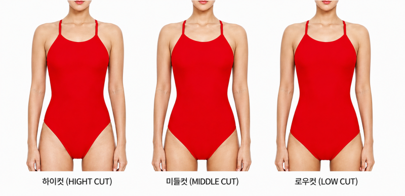 수영복 컷 종류 완벽 정리: 로우컷부터 하이컷까지 나에게 맞는 선택법