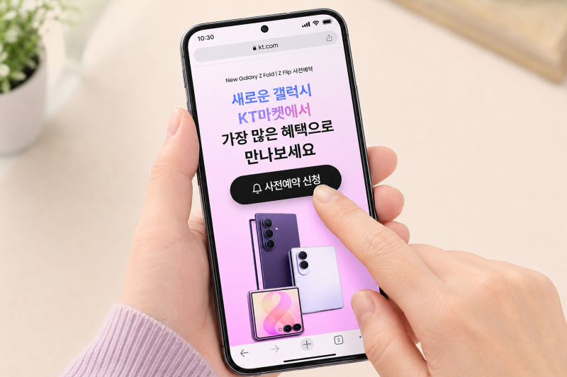 갤럭시 Z폴드8 울트라 KT마켓 사전예약 혜택 사은품 정리 한눈에