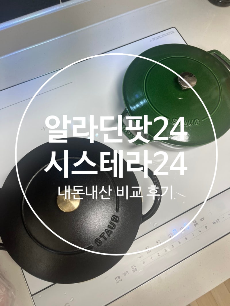 스타우브 알라딘팟24 vs 시스테라24 비교 실제 사용 후기