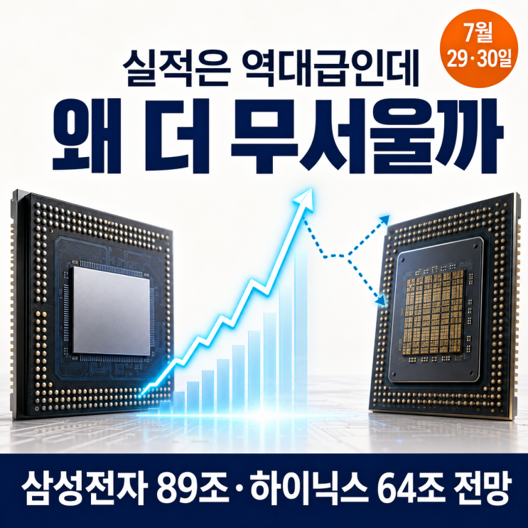<b>실적</b>은 사상 최대라는데 왜 떨릴까…삼성전자·SK<b>하이닉스</b>의... 