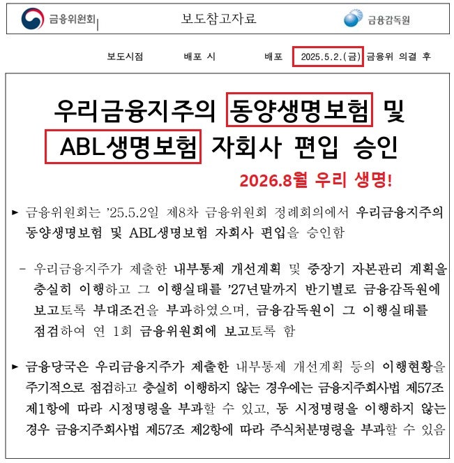 우리생명(ABL생명+동양생명) 여성암보험,우리WON톡톡여성건강보험