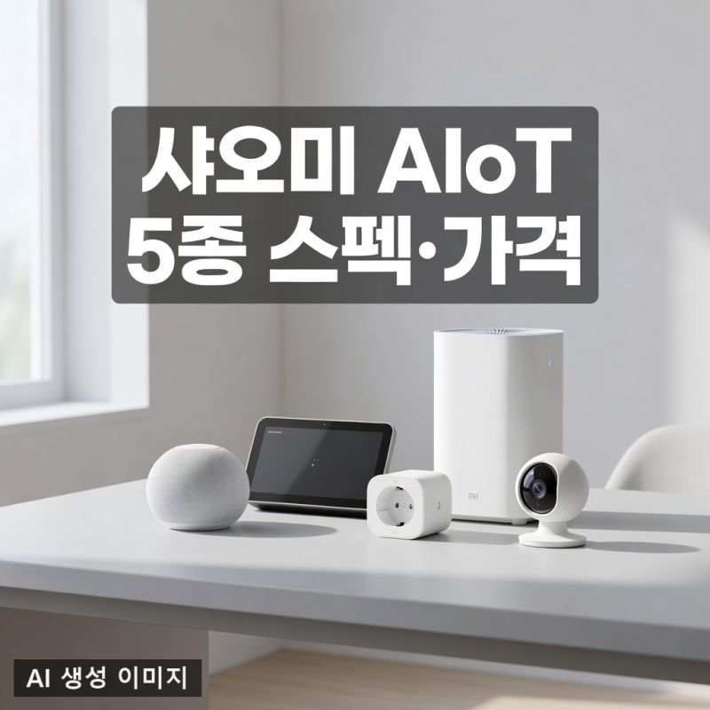 샤오미 AIoT 신제품 5종 국내 출시 — 밴드10 프로·워치 S5·버즈8·홈캠 스펙·가격 정리