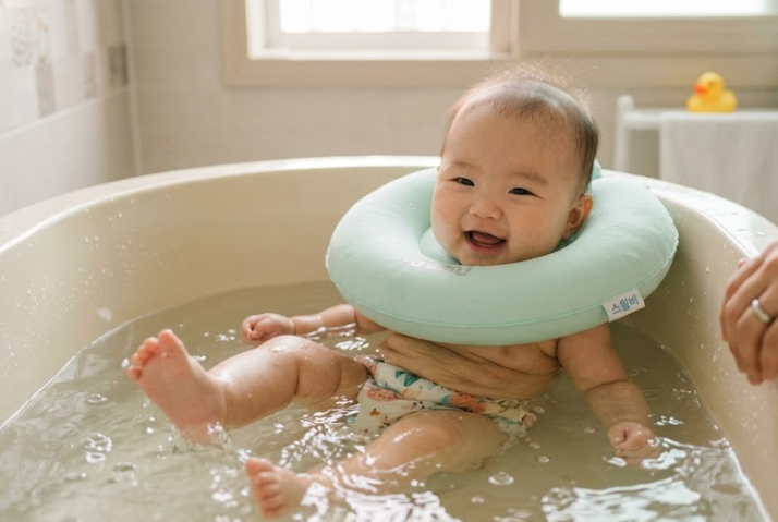 아기 목튜브 사용시기부터 안전한 선택 가이드까지! 신생아 첫 수영 성공 꿀팁 총정리