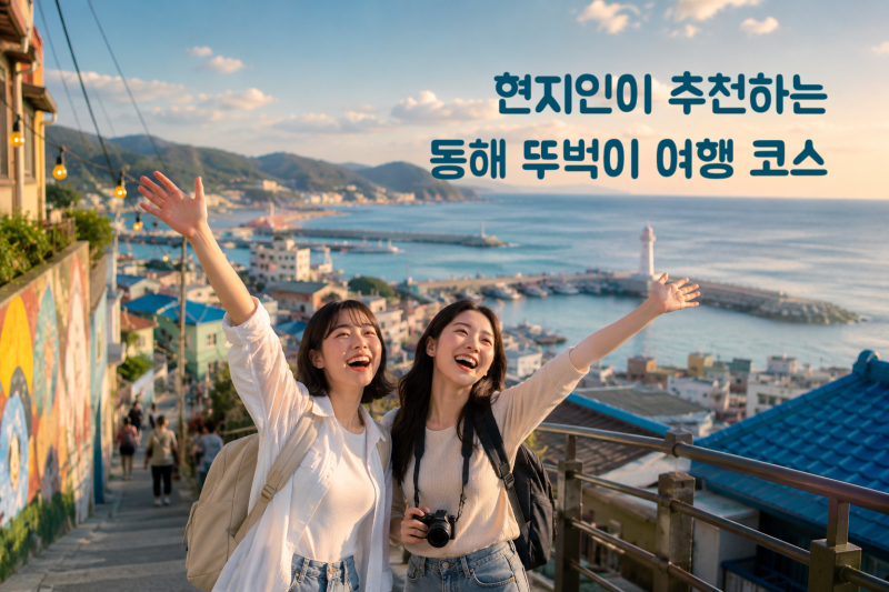 동해 뚜벅이 여행 - 현지인이 추천하는 연령대별 동해시 여행 코스