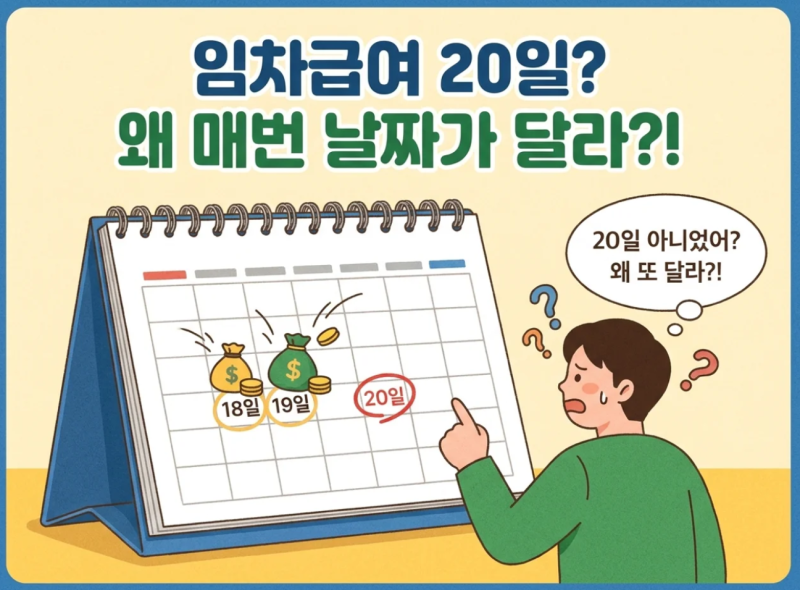 "20일 맞는데 왜 안 들어와.." 주거급여지급일 헷갈리는 진짜 이유