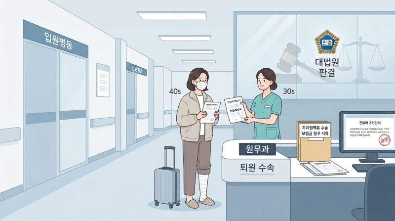 대법 "실손보험 수령 불가" 하지정맥류 형식적 입원 제동…환자 본인이 비용 전액 부담