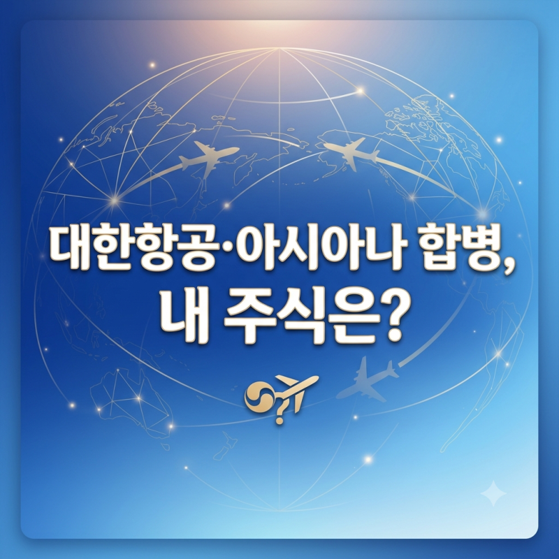 대한항공 아시아나 합병 완료! 합병 비율, 주가 전망 및 투자자 대처법 총정리