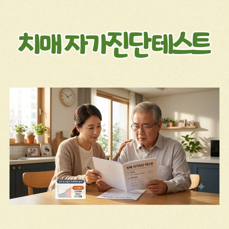 치매 자가진단 테스트와 예방법