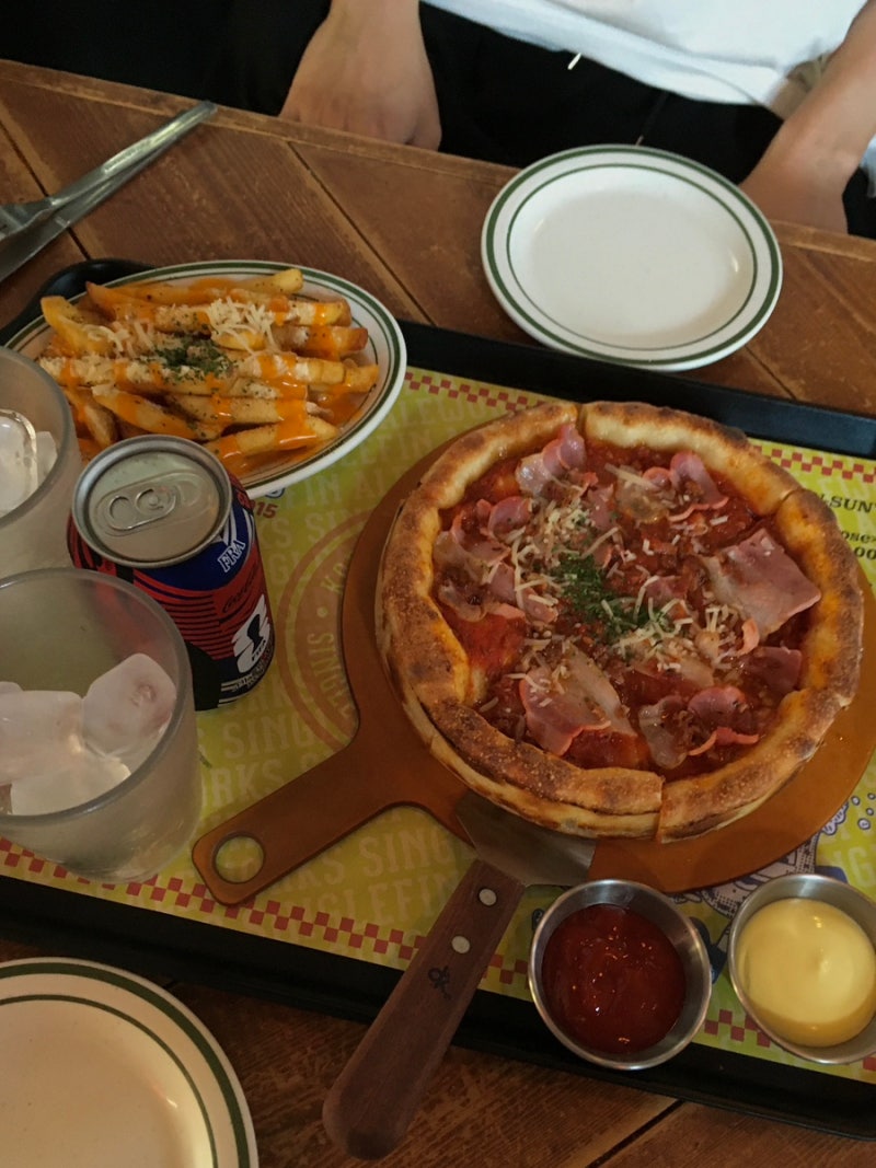 [맛집/양양] 하조대 해수욕장 6년 연속 블루리본 피자 맛집 추천 | 싱글핀 에일웍스 베이컨 시....
