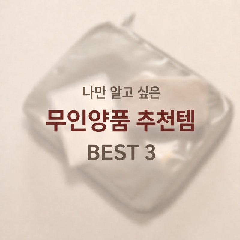 나만 알고 싶은 무인양품 추천템 BEST 3 여행용 파우치 짐 정리가 쉬워져요