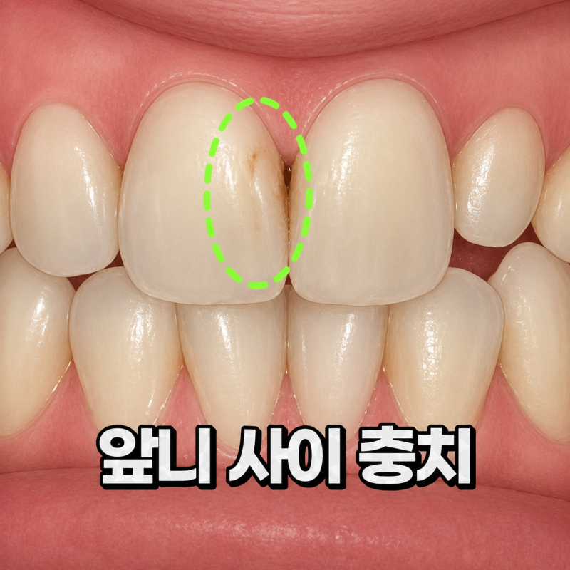 앞니 사이가 까맣게 보인다면? 충치 치료 전 확인할 점