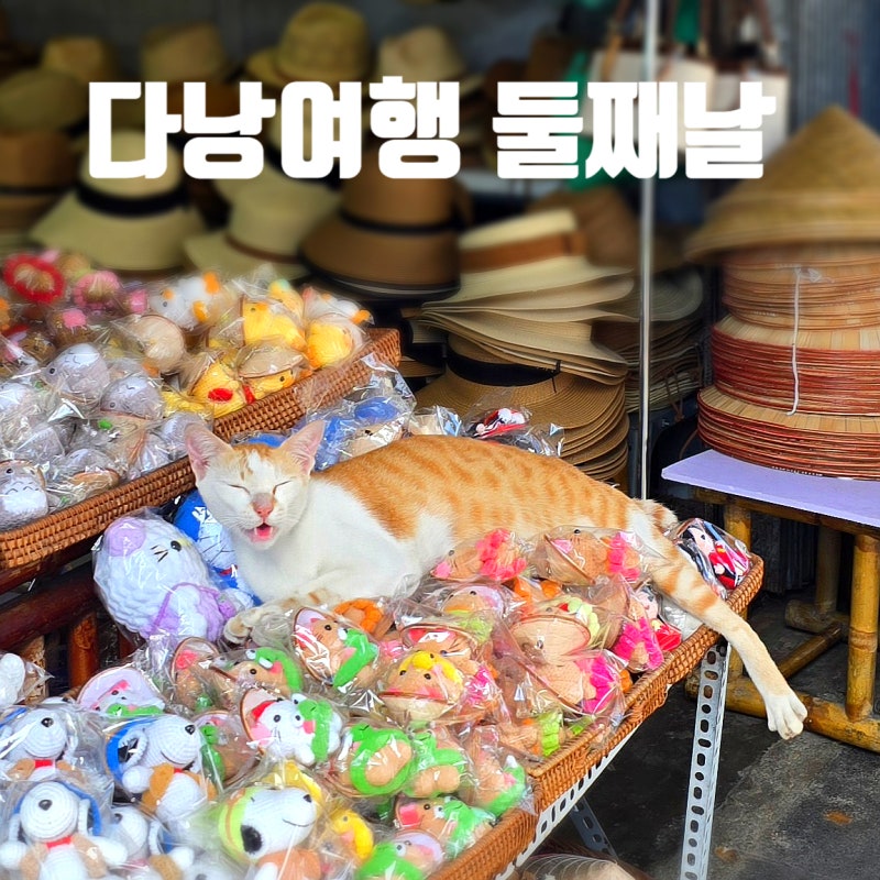다낭여행 둘째날, 찐카페, 핑크성당, 한시장, 멜리어, 바나힐