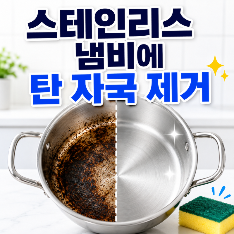 스테인리스 냄비에 탄 자국 제거, 오래 사용하는 관리방법