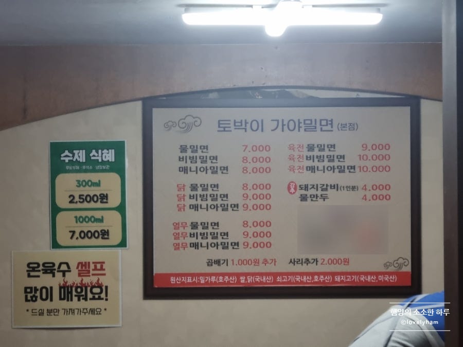 토박이사계절가야밀면 본점 사진 4