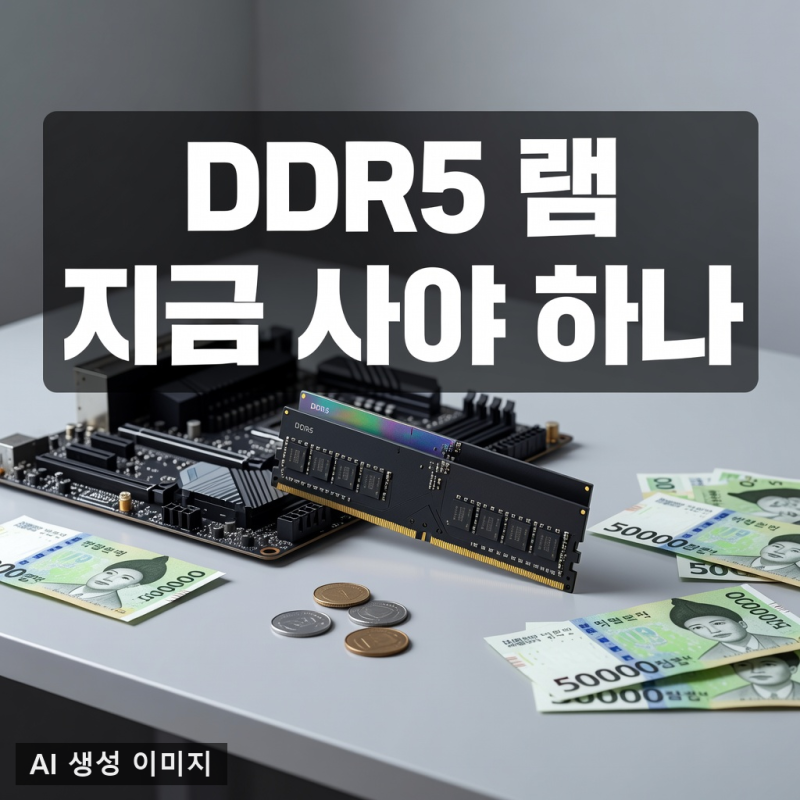 DDR5 램 가격 폭등 2026 하반기 — 지금 사야 하나 SSD까지 구매 가이드