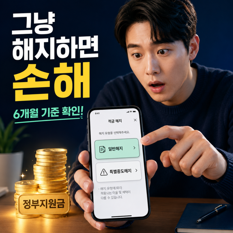 청년도약계좌 특별중도해지, 6개월 기준부터 청년미래적금 갈아타기 순서까지