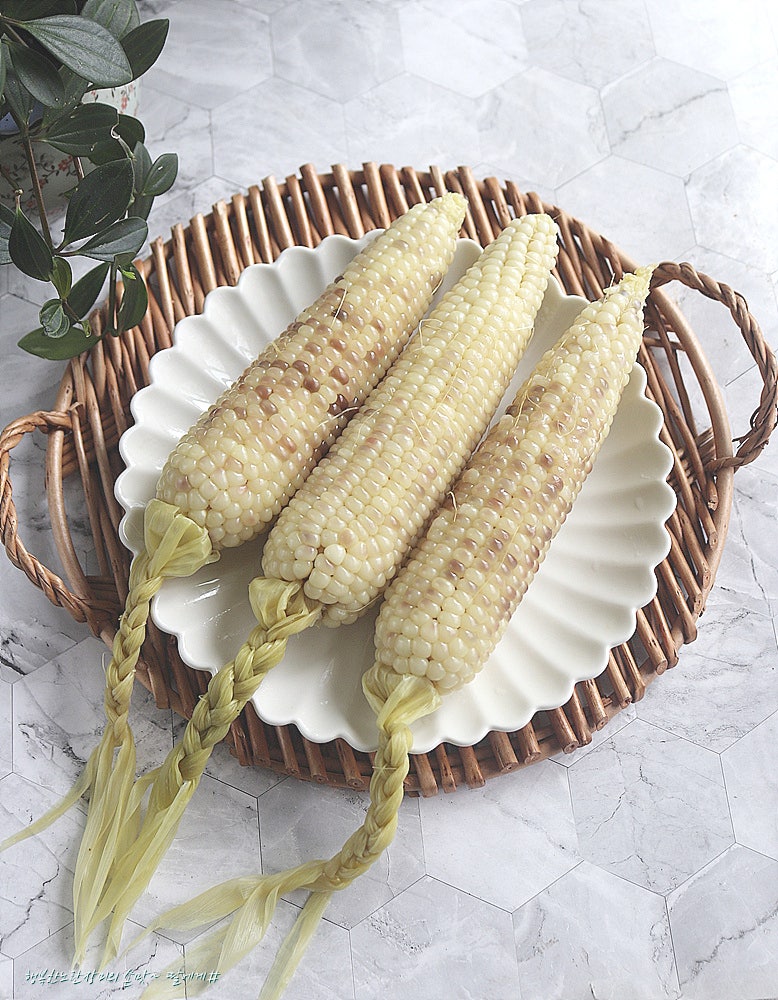 찰옥수수 맛있게 삶는법~ 압력솥에 15분~