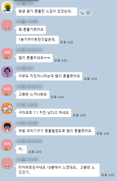 <b>일본 7.1 강진</b> 여파와 저층/고층 흔들림 차이 (규모 7.1 실제... 