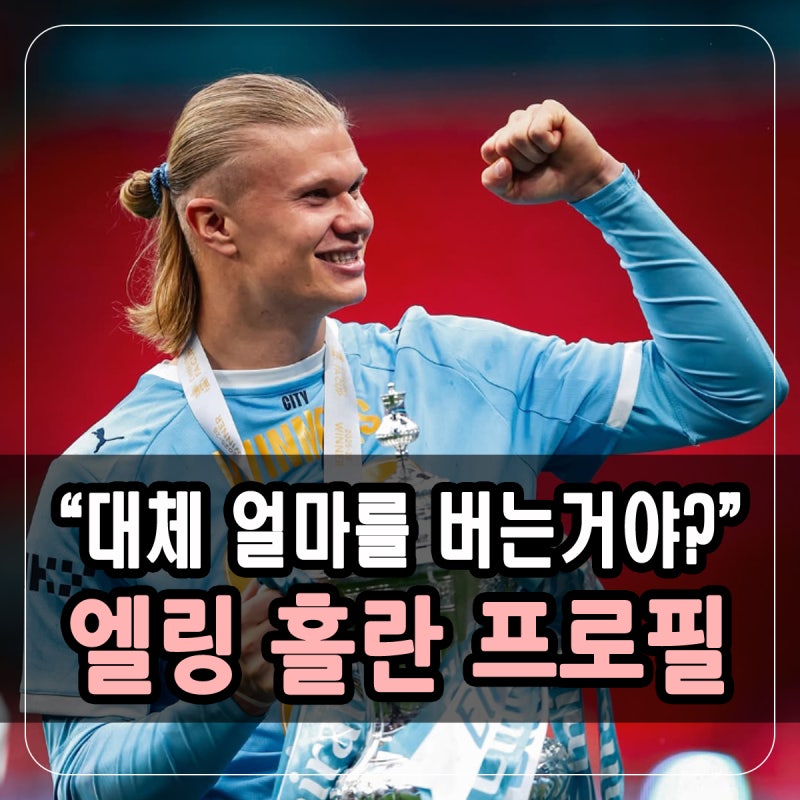 "이게 정말 한 주 수입이라고?" 엘링 홀란 프로필: 나이·연봉·주급·국적·커리어