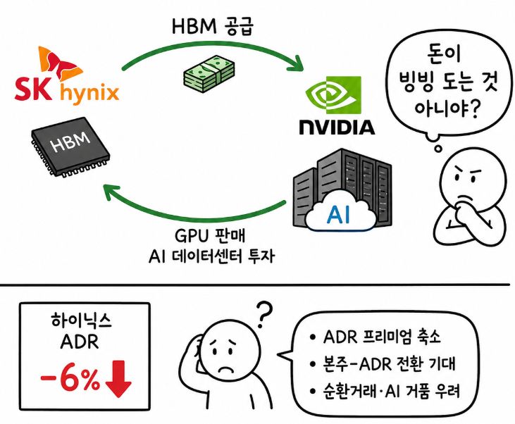 <b>SK하이닉스 ADR</b>(SKHY) 하락의 원인은 엔비디아와의... 