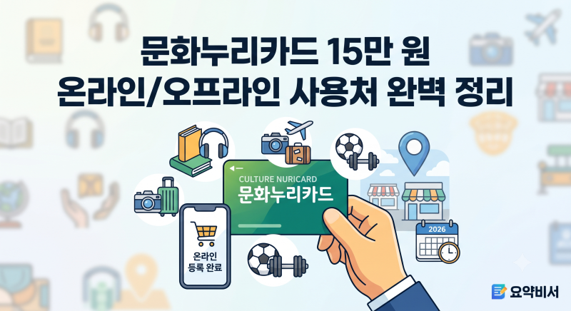 문화누리카드 사용처 조회 （＋온라인 사용처 및 잔액 조회 현장 결제 팁）