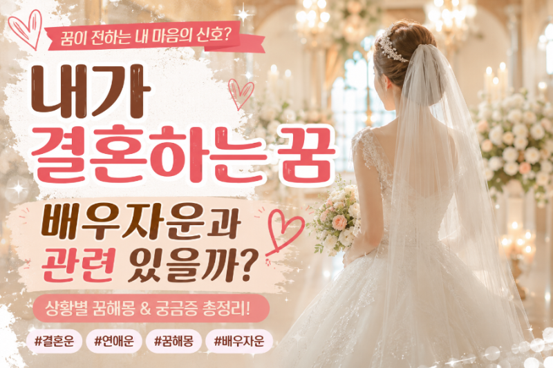 내가결혼하는꿈 배우자운과 관련 있을까