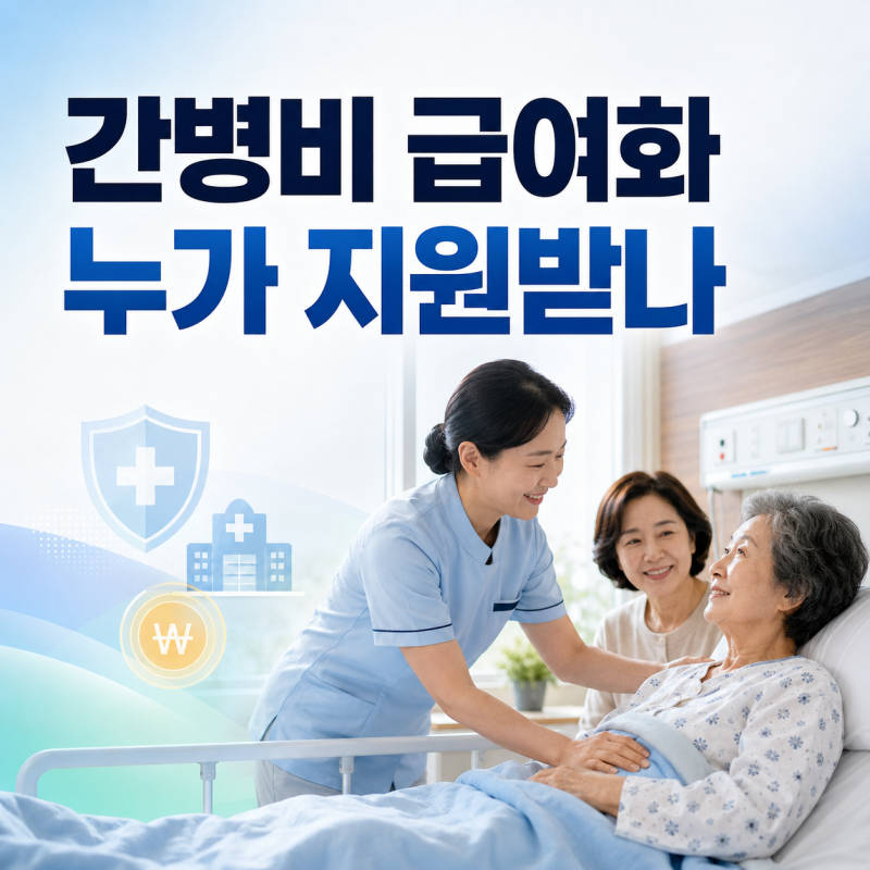 간병비 급여화 추진｜본인부담 30%·지원 대상·시행 시기 총정리