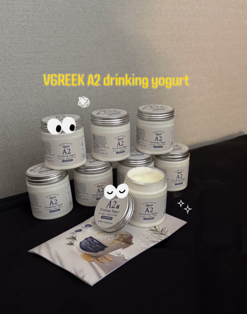 아기 첫요거트 추천 브이그릭 A2 드링킹요거트 그릭요거트 아기 떠먹는 무가당요거트