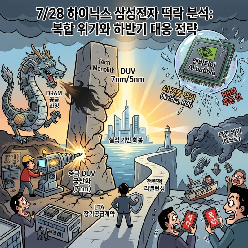 [긴급 진단] 7/28 코스피 사이드카 발동! 삼성전자·SK하이닉스 주가 폭락 진짜 이유 4가지