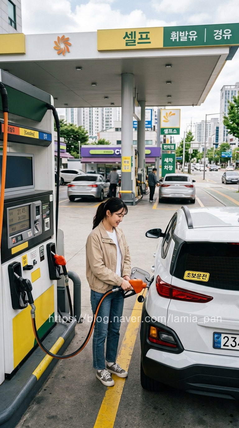 셀프주유소 이용방법 완벽 정리｜초보 운전자도 그대로 따라 하면 끝!