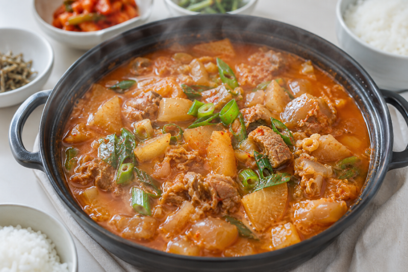 스지찌개 레시피, 얼큰하게 끓이는 법 (알토란 소힘줄 손질 비법)
