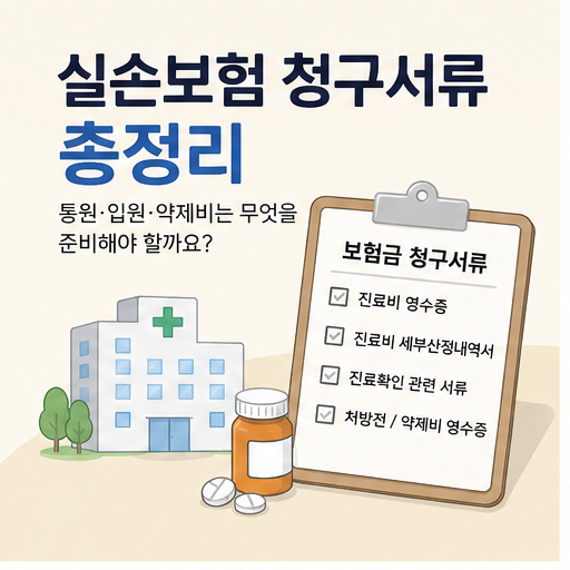 실손보험 청구서류 총정리편